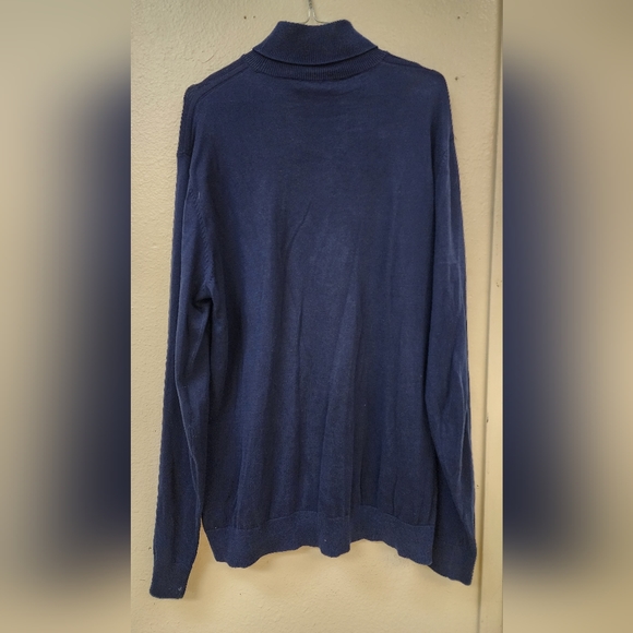 Selected Homme Navy Knit Long-Sleeve Turtleneck - Movie used! - Picture 6 of 11